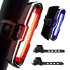 DONPEREGRINO B2 Fietsachterlicht 110 Lumen Hoge Helderheid Rood/Blauw, Fietsachterlicht USB-C Oplaadbaar met 5 Modi…