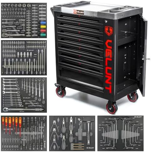 Organised Tool Storage in the Trolley Cabinet