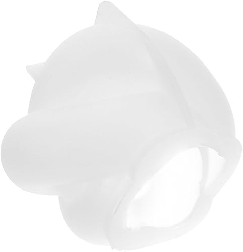 Miniatura 3 de SEWACC Moldes de silicona para velas, 4 unidades, moldes de silicona para hacer moldes de silicona para velas, gel de sílice epoxi, color blanco