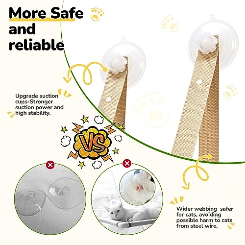 Hamac chat fenetre pliable CATISM supportant jusqu'à 20kg