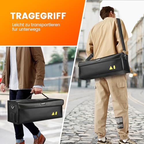 Bolsa para batería de bicicleta eléctrica funda ignífuga impermeable y a prueba de explosiones 6