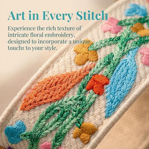 Image of Crochet Flower Purse Strap,Knit Wide Replacement Crossbody for Shoulder Strap Bag Adjustable 2inch Guitar Strap