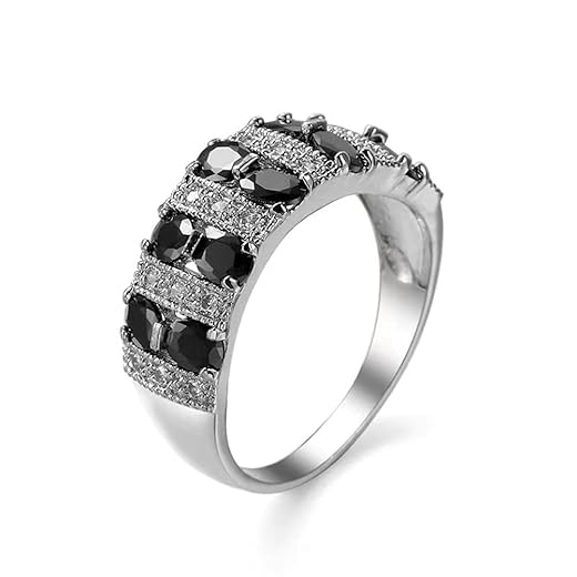 Black Onyx & Diamond Ring