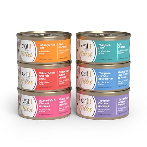 Catit Cuisine - Thunfisch-Filet mit Hühnerbrust in köstlicher Brühe, 75g