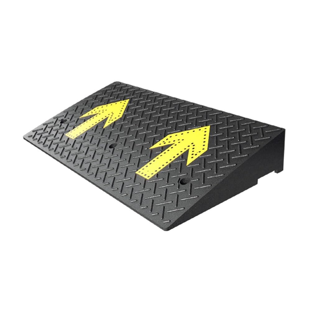 Podjazdy gumowe, rampa krawężnikowa, rampa załadunkowa, podjazd, magazyn, wózek inwalidzki, mata motocyklowa (100x50x8 cm)