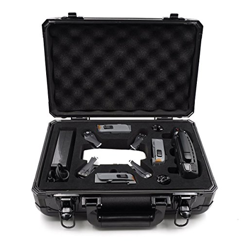 Preisvergleich Produktbild PENIVO Drone Hard Shell Tragetasche,Handtasche Box Tragbar Aufbewahrungstasche Travel Suitcase Aluminium Gehäuse für DJI Spark Drohne Funkenbatterie (Schwarz)
