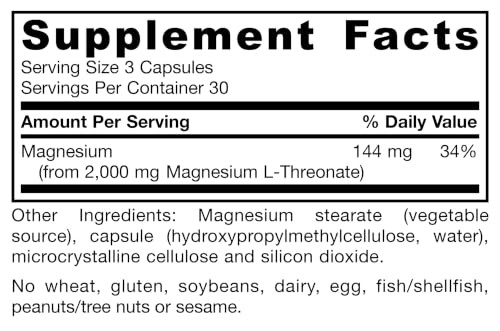 Jarrow MagMind Magtein Magnesium L-Threonate, 90 Capsules - image 7