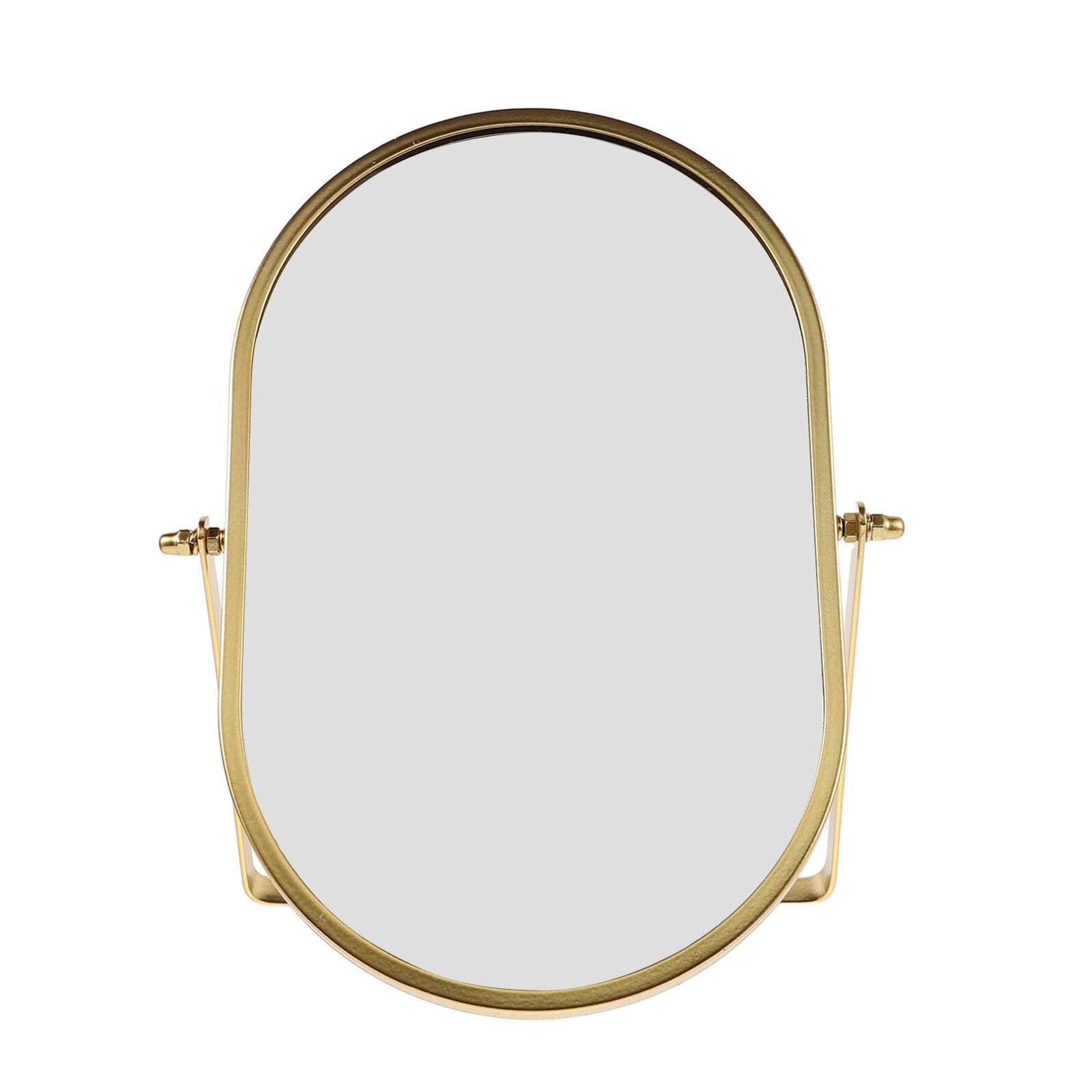 Miroir de maquillage grand format pliable WOONEKY miroir de bureau ovale