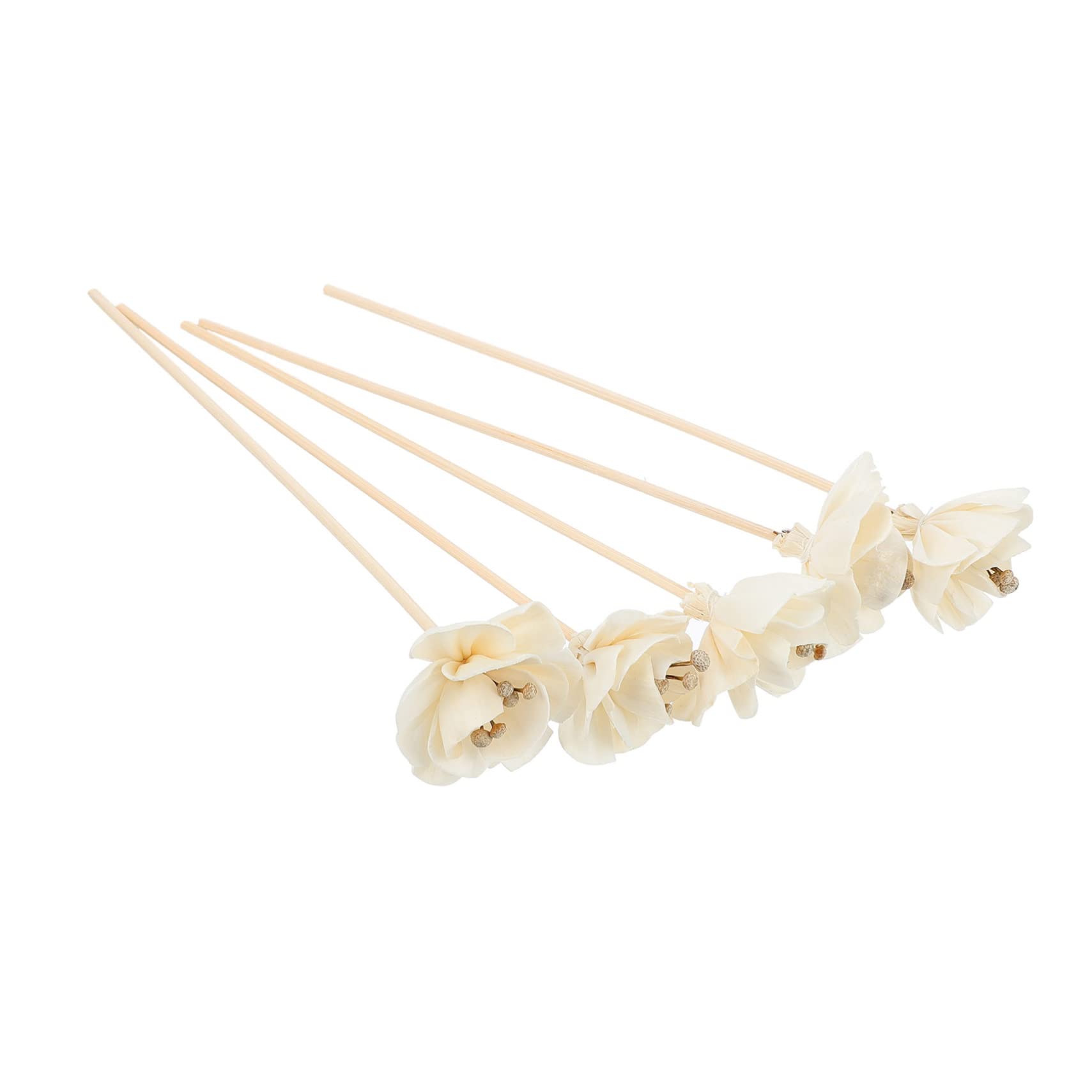 Zerodeko 25stücke Sticks Rattan-diffusor Stäbchen Für Raumduft Hochwertige Duftstäbchen Für Ätherische Öle Für Zuhause Büro Spa Beige Dekoration