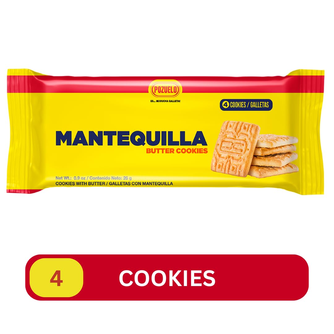 Pozuelo Mantequilla - Galletas de mantequilla (325 ml, 3 unidades)