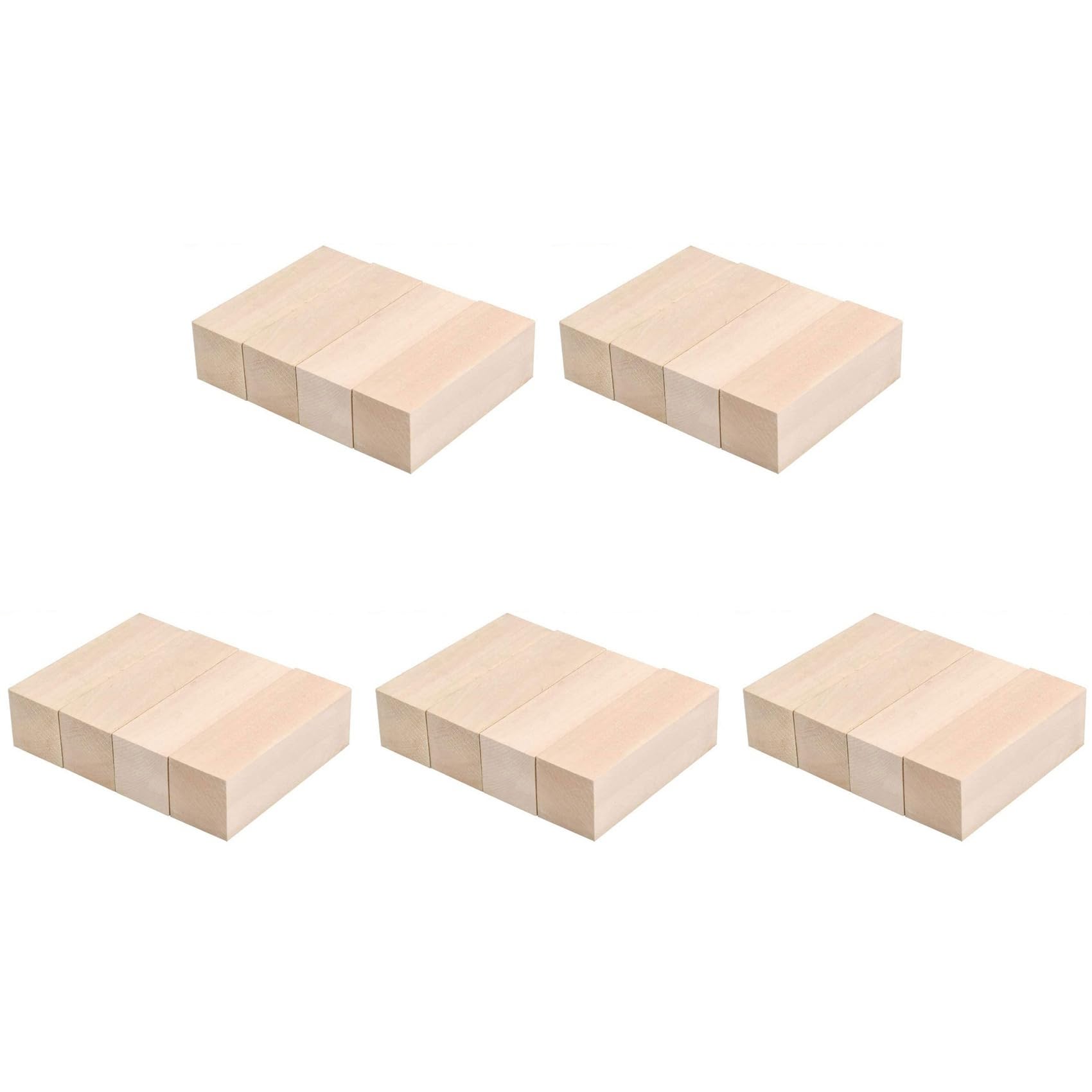 Jnchdghwa 5X Large Carving Wood Blocks Whittling Blocks Basswood Carving Blocks Unfinished Set for Carving Beginners