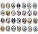 50pcs Mix Picture Cross Jesus Enamel Our Lady Virgin Mary Miraculous Medal Floral Rosary Centerpiece Alloy Crucifix Cross Mother's Day Pendants Charms (11553)