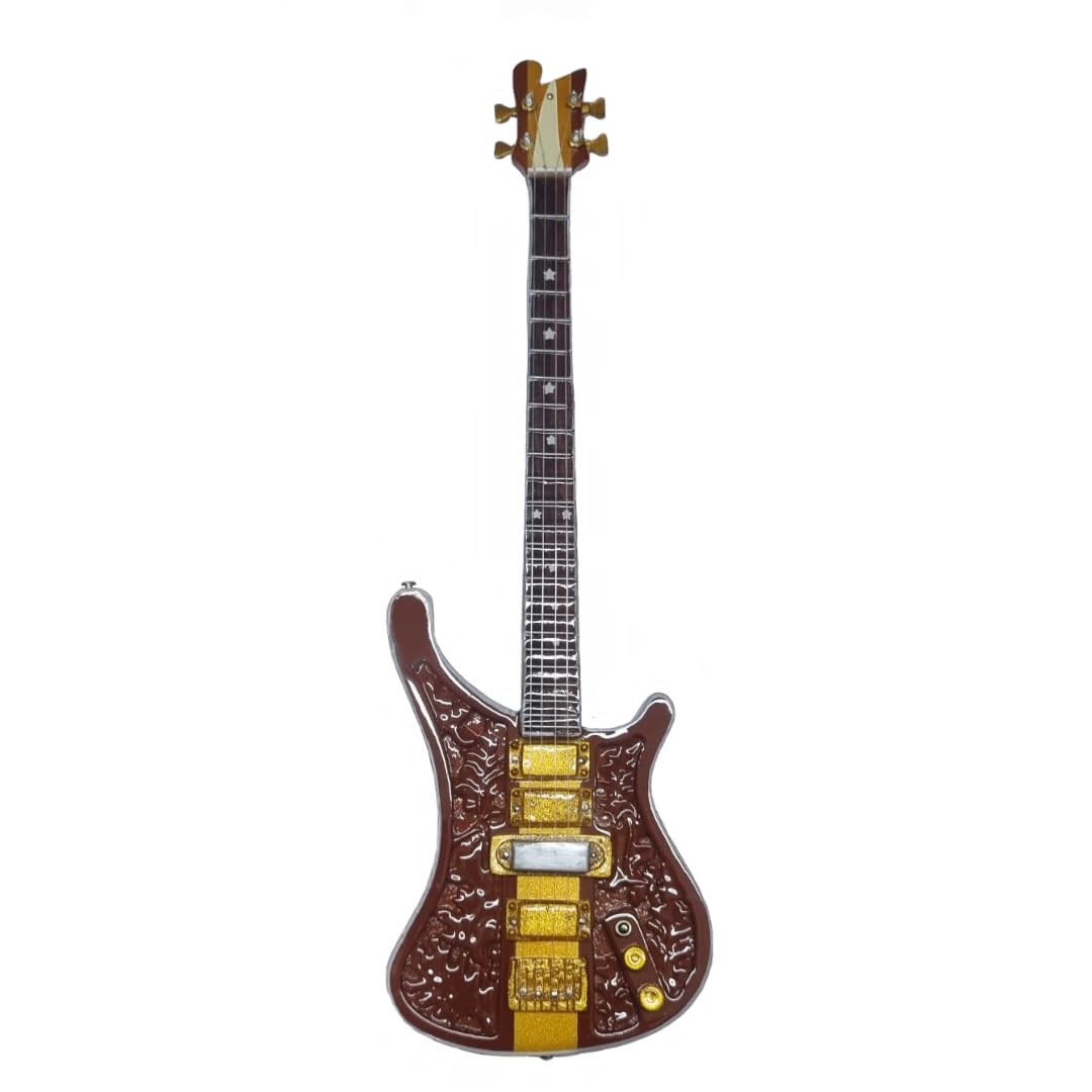 Axman Lemmy - Miniature Guitar Replica - Music Gifts - Handmade Ornamental 1/4 Scale - Includes a Display Box - Image 2