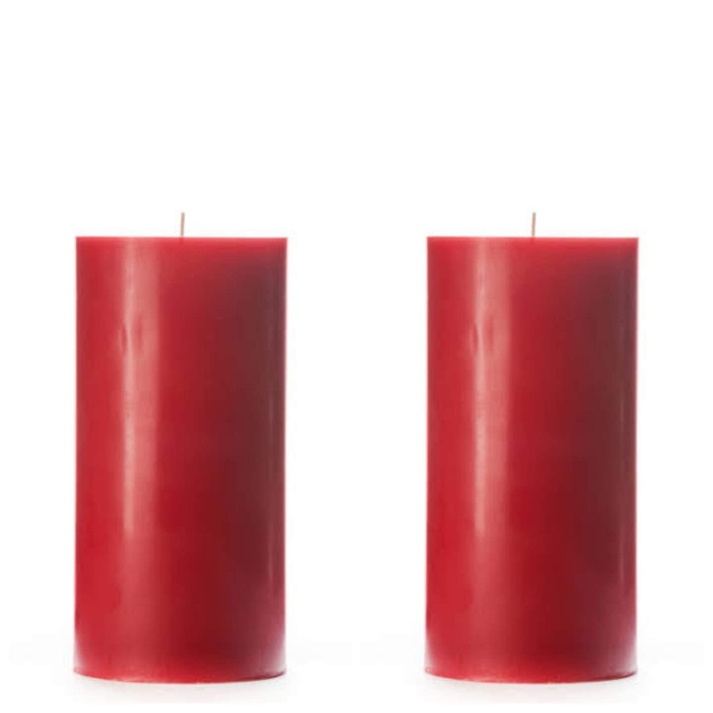 Kuber Selection Pack of 2 Pcs 2" × 4" Each Premium Maroon Big Non Scented Pillar Candle (2 Inch x 4 Inch Each) (Pack of 2 pcs) (Maroon) (B09J9VNS7K) Amazon Price History, Amazon Price Tracker