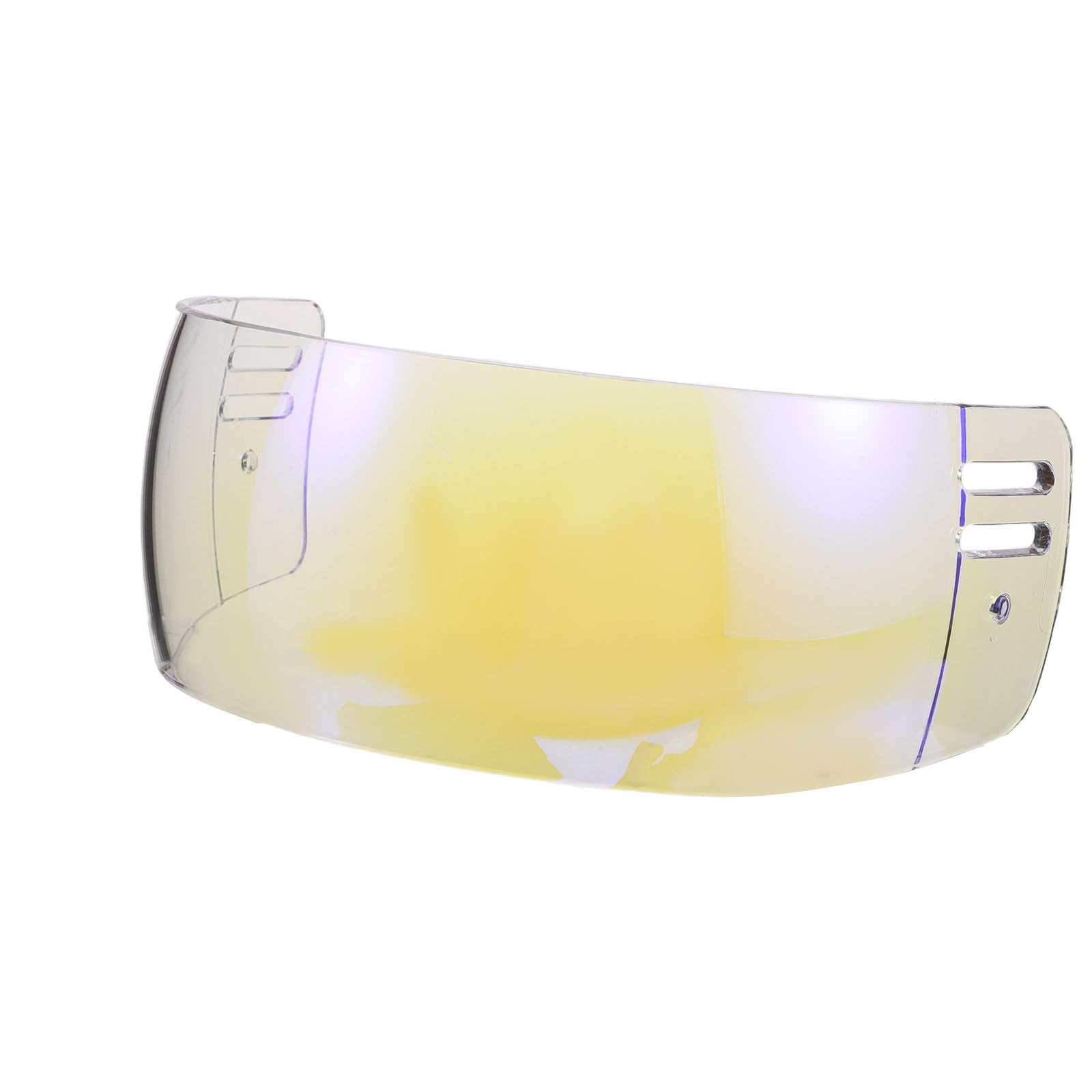 MAGICLULU Visera Antiempañante y Antirayaduras para Casco de Hockey sobre Hielo, Cubierta Protectora Transparente Ventilada para Protección Facial y Ocular, Resistente a Roturas, Compatible