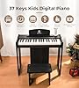 Best Digital Piano for Classical Music: Top 5 Review 23 Vangoa Kids Piano Keyboard, 37 Keys Digital Piano for Kids, Music Educational Instrument Toy, Wood Piano for Girls and Boys,Classic Black #1