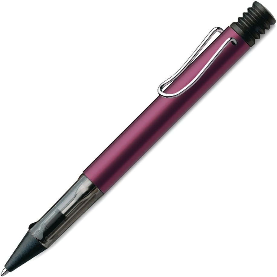 Lamy Unisex AL Star Metallic Aluminium Ballpoint Pen - Dark Purple