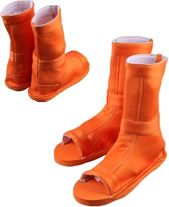 Anime Adult Cosplay Orange Shoes Cosplay Shoes Halloween Party Accessories