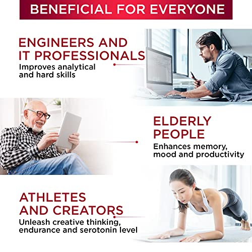 Ktd Biolabs Nootropics Brain Support Supplement - Made In Usa - Natural Brain Booster Supplement For Focus, Memory, Clarity, Energy Enhancement - Bacopa Monnieri & Dmae Brain Supplement, 60 Capsules #TOP4