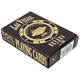 Las Vegas Black High Roller Poil Playing Cards