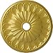 Ekena Millwork CM26ELRGS Elsinore Ceiling Medallion, 26 3/4"OD x 3 5/8"ID x 1 3/8"P, Hand-Painted Rich Gold