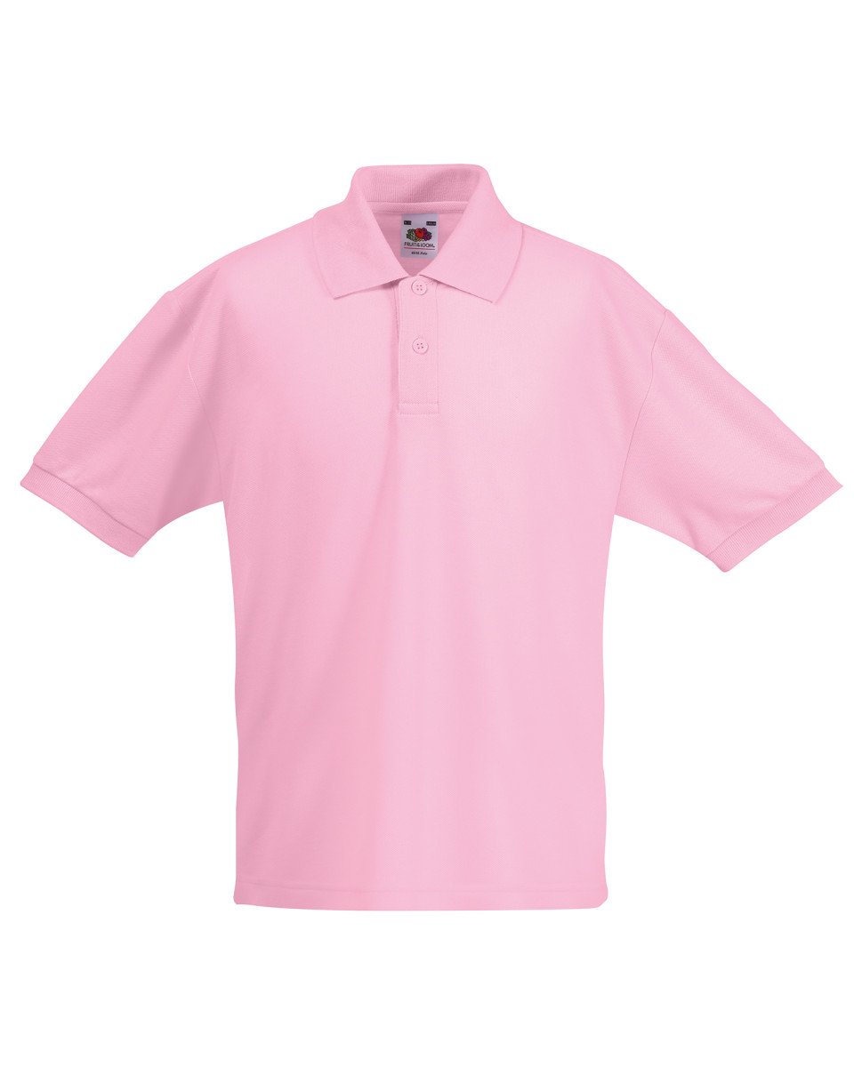 Fruit of the Loom de los niños 65/35 Pique Polo, 12 Colores, 6 tamaños