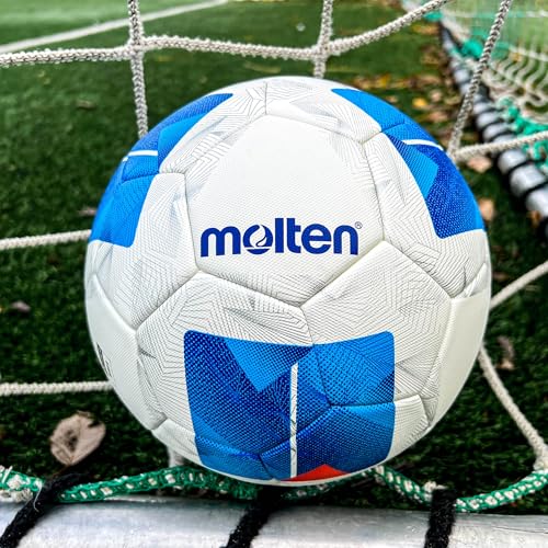 Molten Fußball Fußball PF-540, Weiß/Schwarz/Gold, 5, PF-540 – Ansicht 5