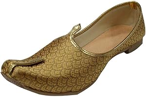 ALADDIN SHOES MEN - Gold Antique Wedding Shoes
