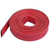 Amico Ratio 2:1 10mm Dia Red Polyolefin Heat Shrinkable Tube Tubing 6 Meters