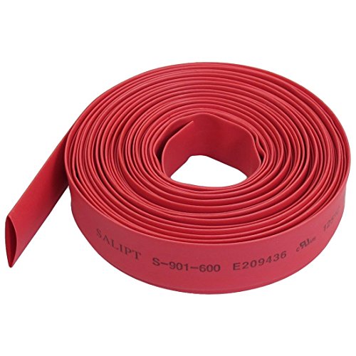 uxcell Ratio 2:1 10mm Dia Red Polyolefin Heat Shrinkable Tube Tubing 6 Meters