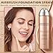 LZXLUKGIR Air Brush Makeup Foundation,Magic Minerals Airbrush Foundation Makeup,Silk Flawless,Buildable Coverage,Moisturizing Formula for Smooth Radiant Skin (01 Natural/Warm Porcelain)