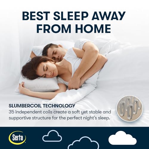 Image of Serta Raised Air Mattress with Never Flat Pump | Luxury Inflatable Mattress with Built in Air Pump to Ensure a Good Night's Rest | Heavy Duty Blow Up Mattress with Self Inflating Pump