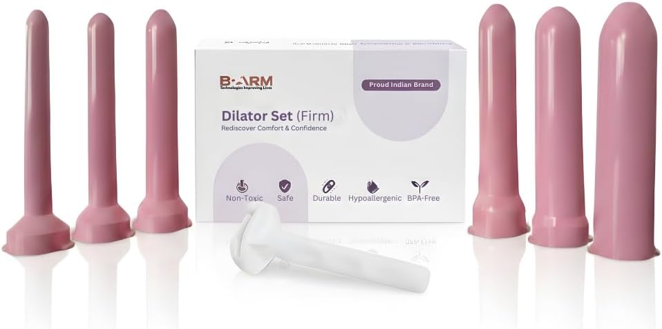 B-Arm Medical Dilator Set (Firm) in 6 Diameter Sizes - 1.7 cm, 2.1 cm, 2.5 cm, 2.9 cm, 3.3 cm, 3.7 cm