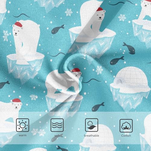 Girls' Underwear Polar Bear Cotton Stretch Comfort Toddler Panties3