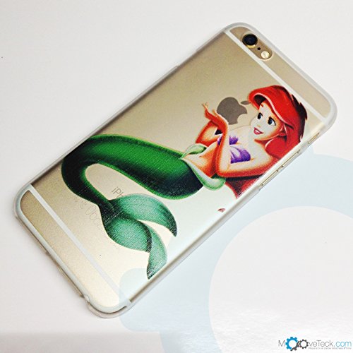 Cover rigida trasparente, motivo: la sirenetta