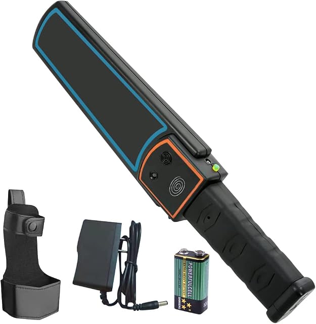 IWILCS Hand Held Metal Detector, Handheld Security Metal Detector, High Sensitivity Metal Detector, with Signal Strength Indicator, for Security Inspection, Detecting Electronic Product, Metal Object