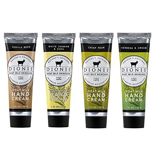 Dionis Goat Milk Hand Cream 4 Piece Travel Gift Set