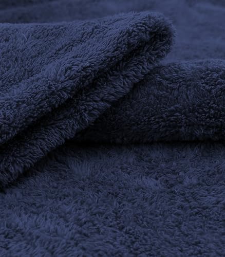 Hammetex Badjas, uniseks, voor dames en heren, ultrazachte kwaliteit, wollig, behaaglijk, pluche, lange lichte ochtendjas voor paren met zakken, wit, XS-S