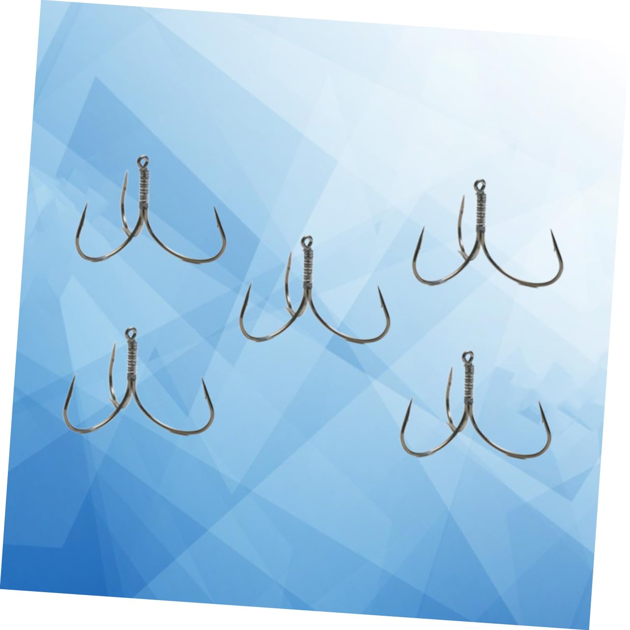 BESPORTBLE 3 Set Di Ami Da Pesca Con Ardiglione Tre Ami Connettore Per La Pesca in Acqua Dolce 5 Pezzi*3