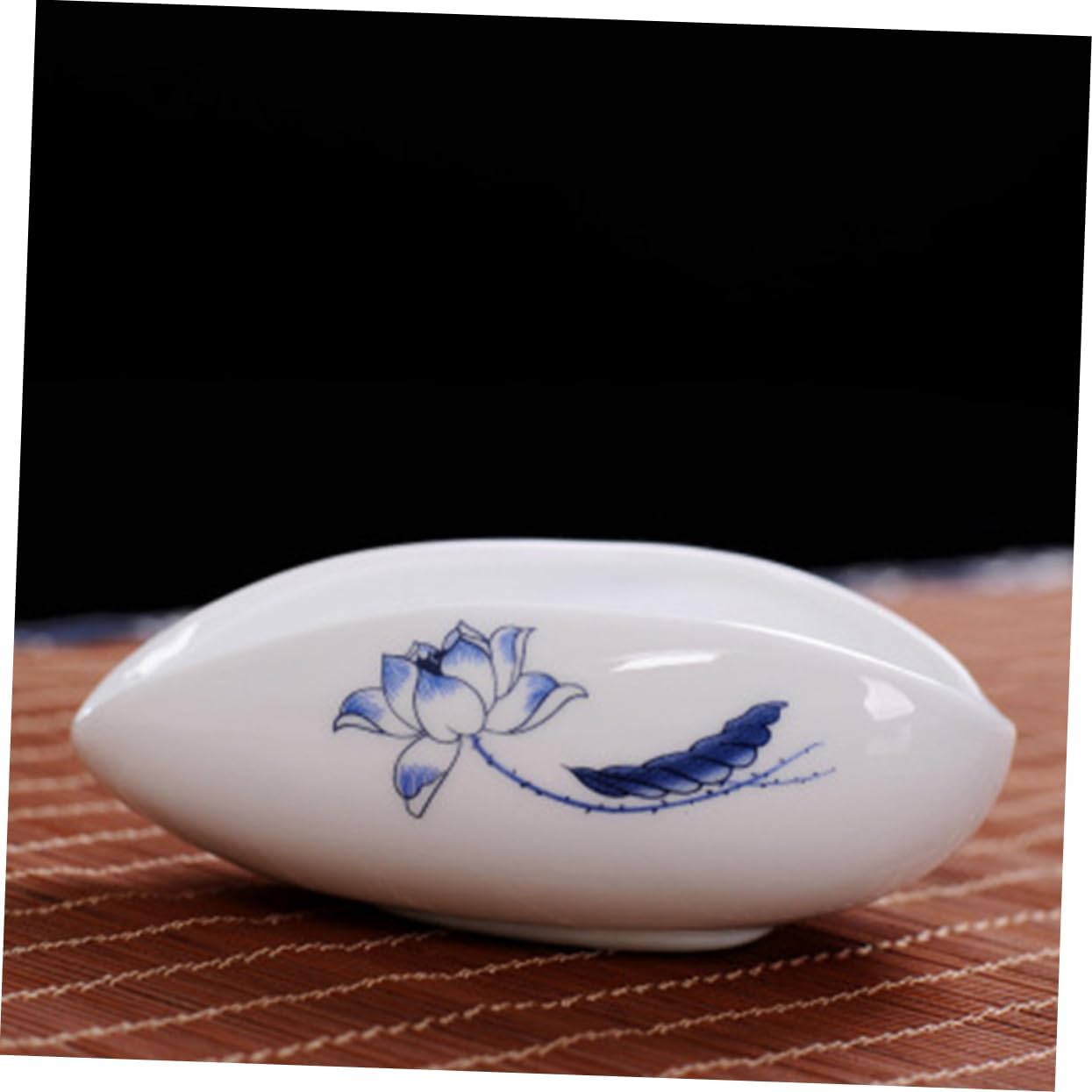 Ceramic Chinese Tea Vessel Tray with Tea Spoon for Leaves