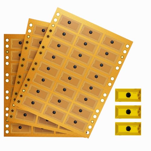 Image of 20pcs NFC Tags Flexible NTAG215 Stickers Rectangle NFC Key Tag Rewritable Waterproof RFID Tag Heat-Resistant Works with Control Management NFC-Enabled Devices