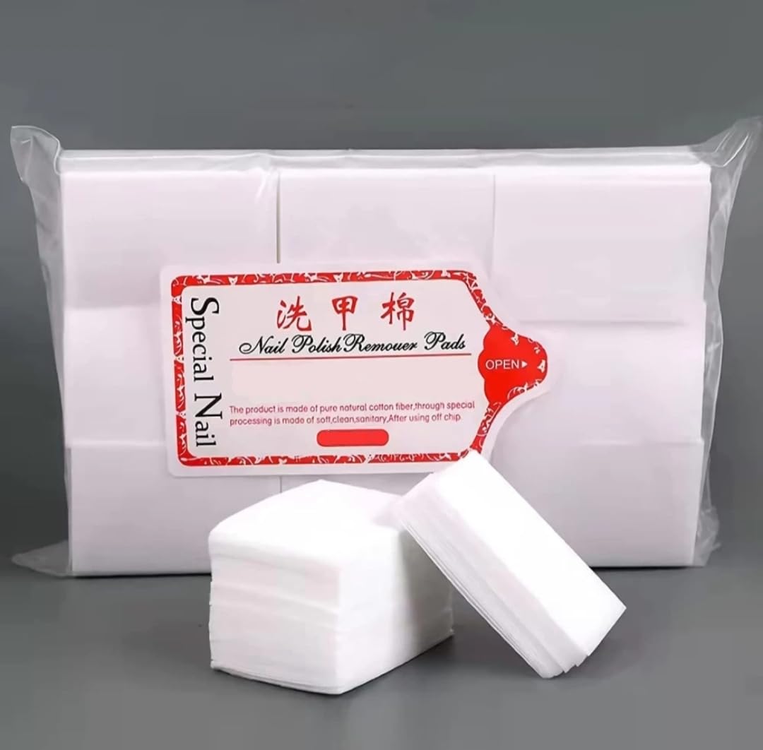 Nail Cotton Pads 1000 Pcs -Lint Free Gel Nail Polish Removers Cotton Pads Eyelash Extension Glue Cleaning Wipes,Nail WipesNail Art Gel Polish Remover Cotton Pads-image-41