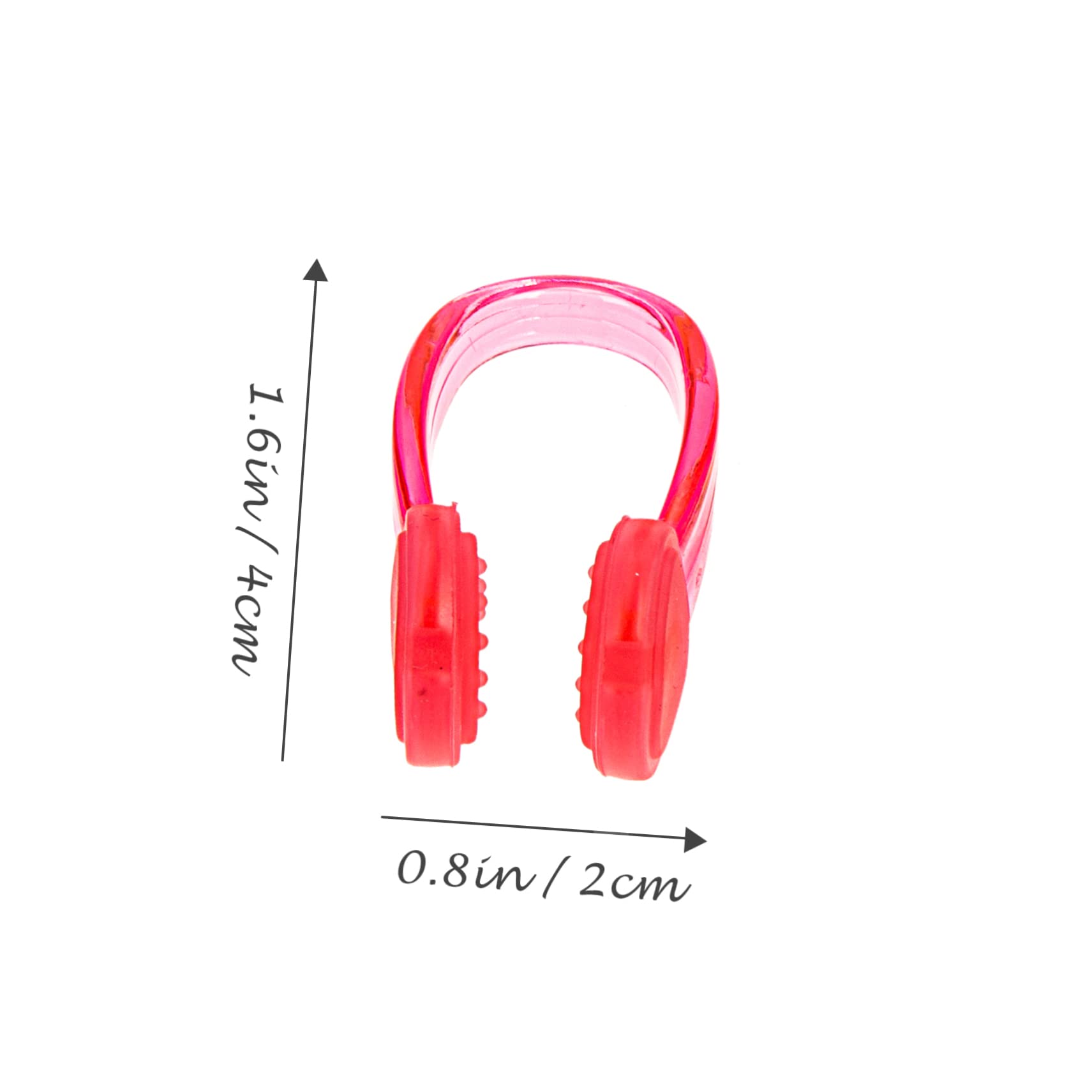 Toyvian 4sets Comfortable Wear Resistant Nose Clips for Swimming Surfing Water Sports Portable Nose Plugs Swim Supply 4pcs*4