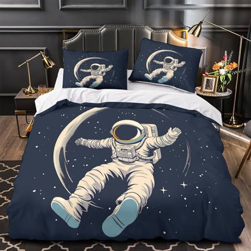 Housse de couette carte astrale design céleste haut de gamme