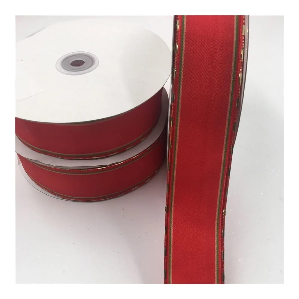Nastro da 25 iarde e 38 mm for confezioni regalo di compleanno, Natale, matrimonio, decorazione fai da te