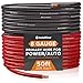 InstallGear 8 Gauge 25ft Black and 25ft Red Power/Ground Wire True Spec and Soft Touch Cable