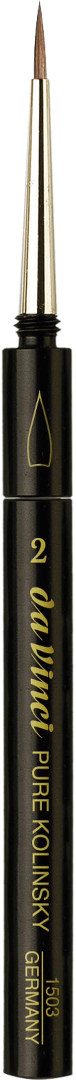 Da Vinci 1503 Series Red Sable Water Colour Brush, Bristle, Black, 13.1 x 0.17 x 30 cm โ image 1
