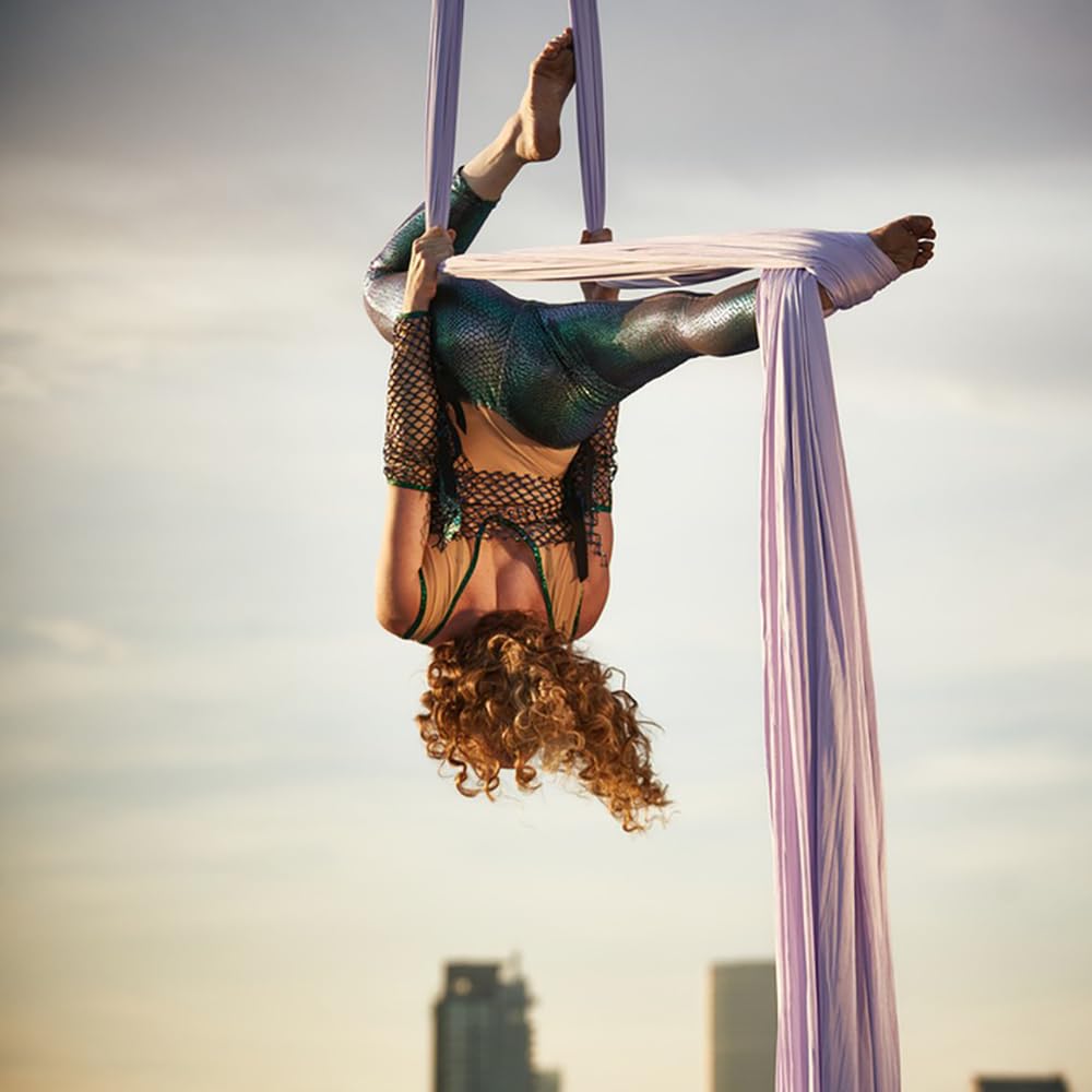 DASKING Aerial Silks Set - 10m Premium Aerial Yoga Silks mit Hardware