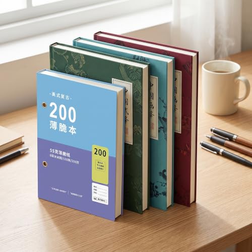 Libreta estilo chino Cuarno y Cuarno A4 para evitar hojas sueltas y estructurar notas de estudio 6