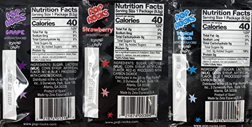 Pop Rocks Crackling Candy Variety Pack – 36 Pack Of Classic Popping Candy - Nine Different Flavors Bulk Pop Rocks Popping Candy #TOP3